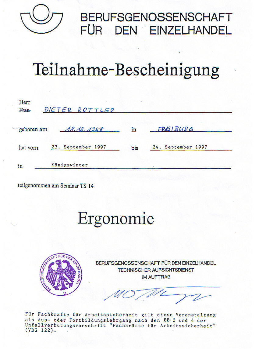 SiB Lehrgang 1997